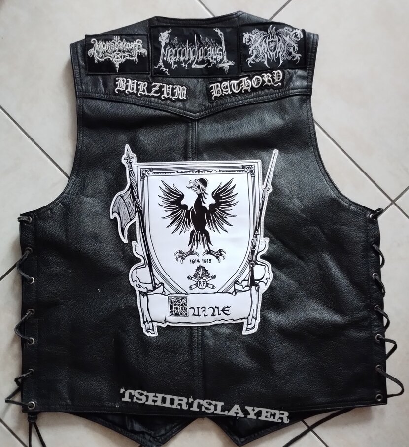 ARCHGOAT Leather Black Metal Jacket 