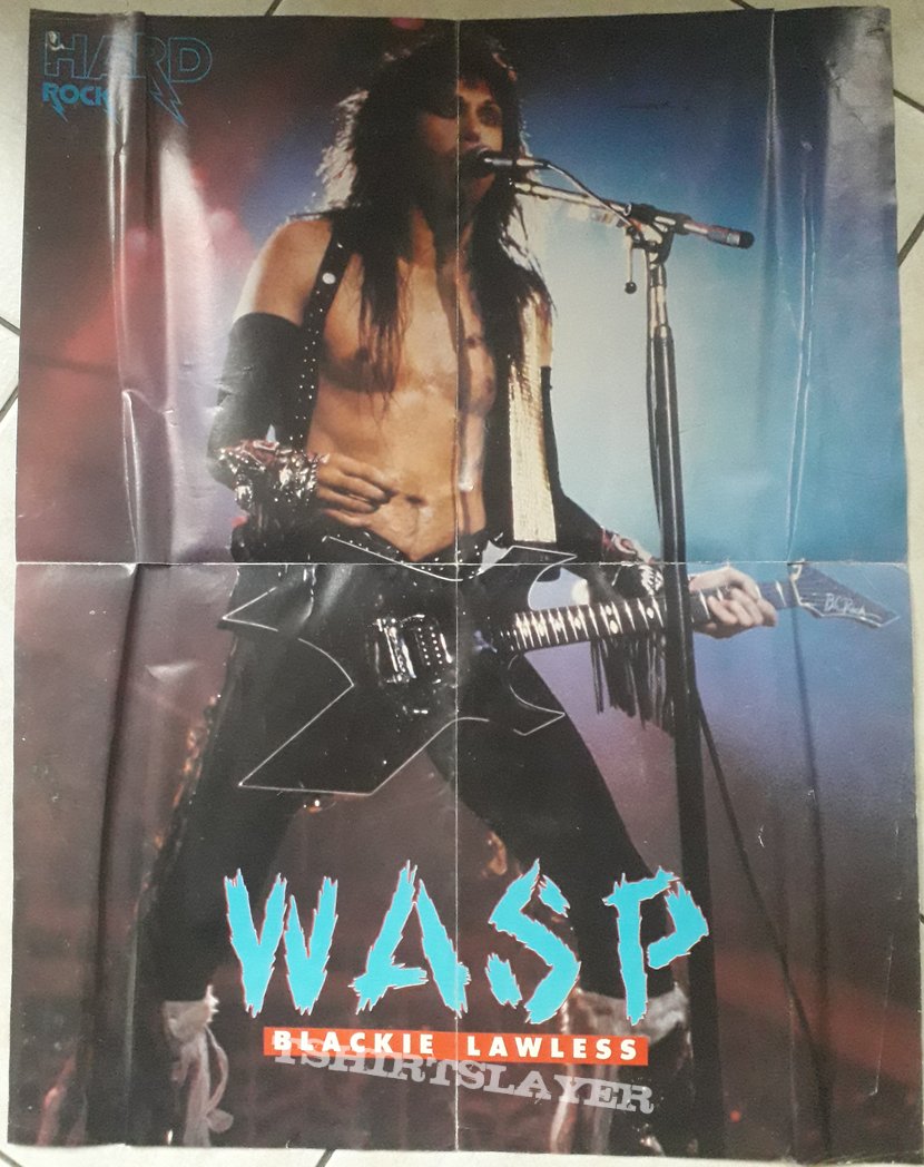 W.A.S.P Blackie Lawless Poster ( 90&#039;s )