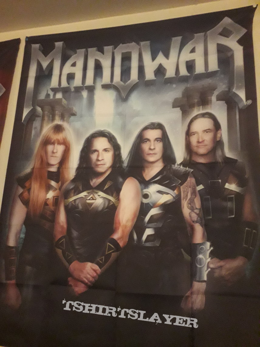 Manowar Band Photo Flag