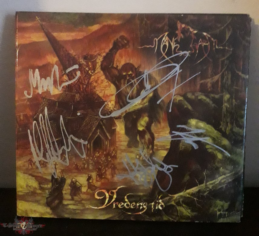 Manegarm - Vredens Tid Full Band Signed CD