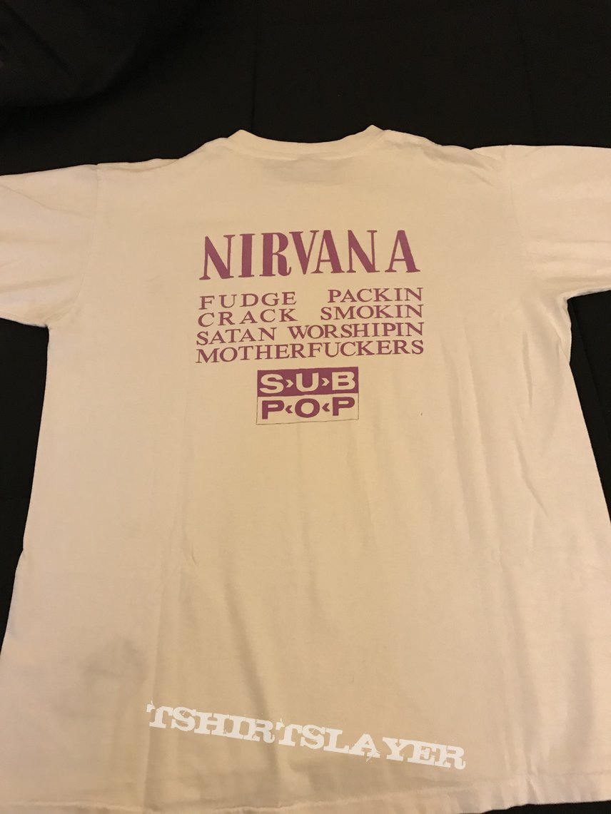 Nirvana 1989 Original Sub POP shirt