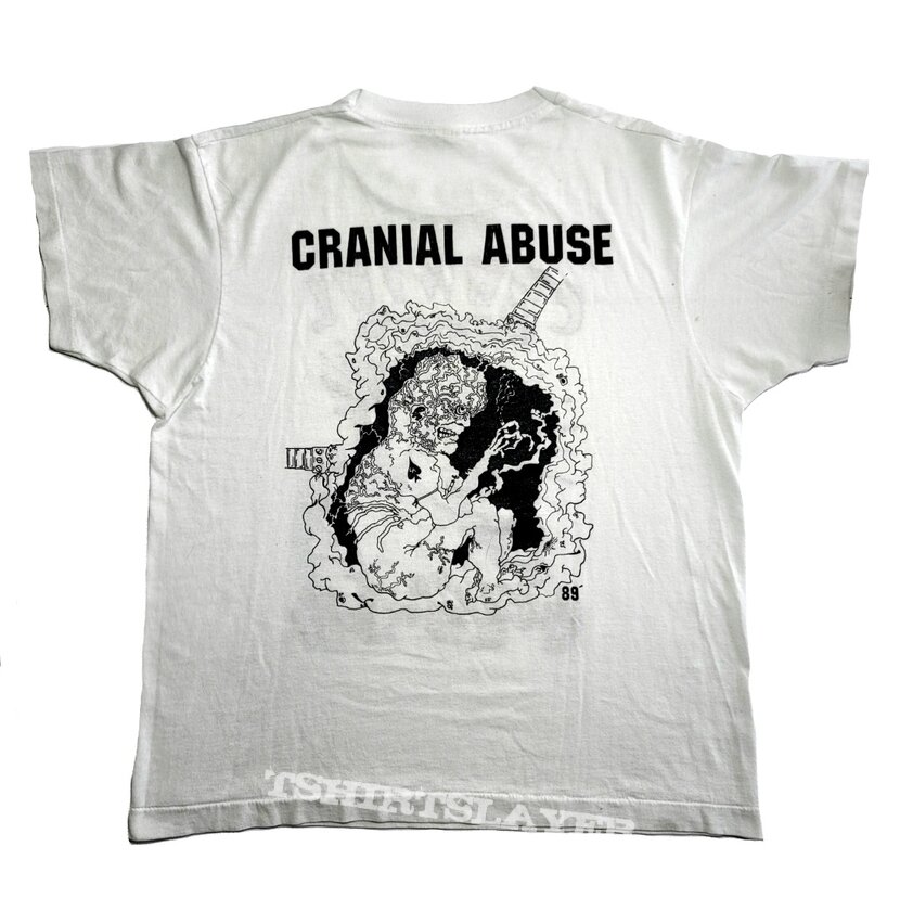 Cranial Abuse Choke on yer Hopes short sleeve (L) Screen Stars 1989