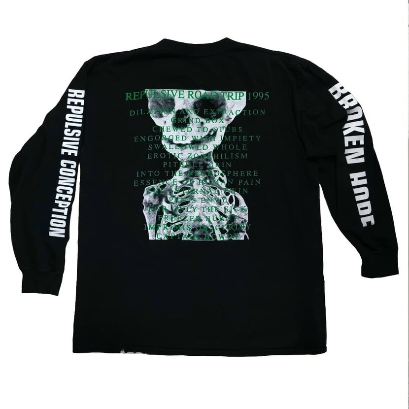 Broken Hope • Repulsive Road Trip 1995 tour long sleeve (XL) 1995