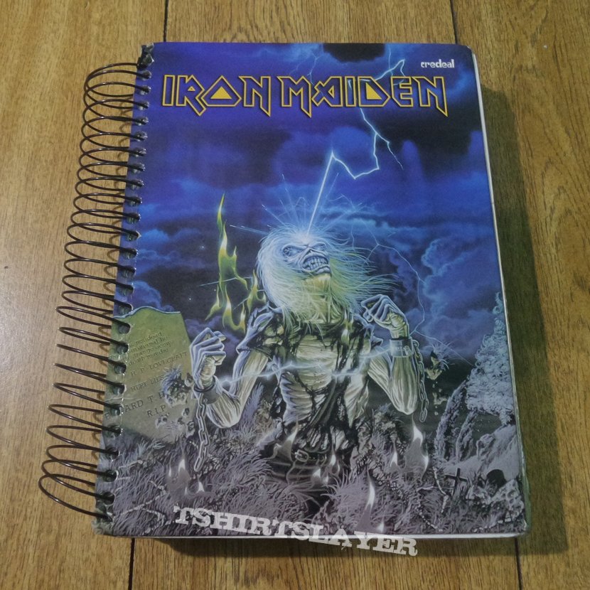 Iron Maiden Live After Death notebook