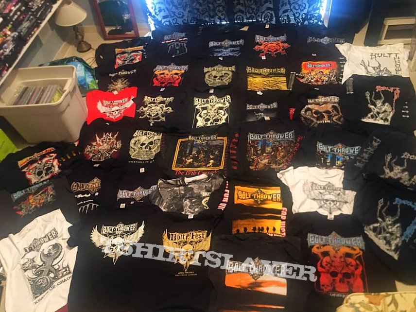 Updated Bolt Thrower Shirt collection