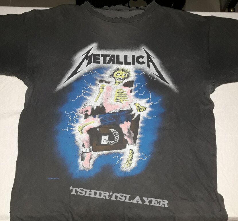 OG Metallica 1987 Ride the lightning | TShirtSlayer TShirt and ...