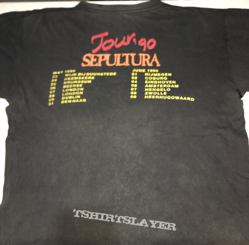 OG Sepultura - Beneath the remains 1990 tour 