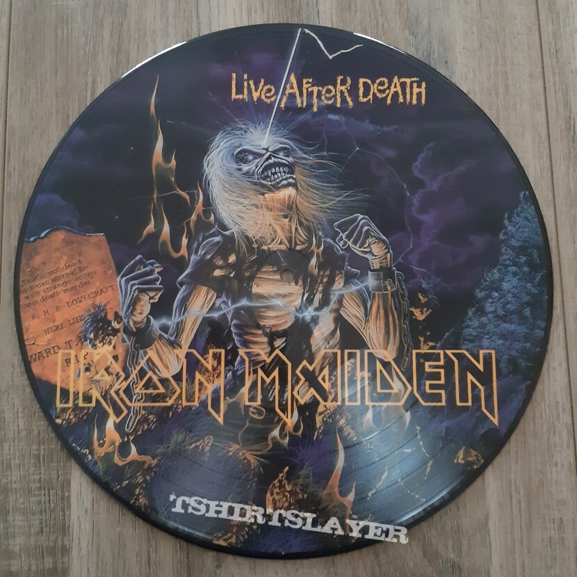 disc picture iron maiden live after death