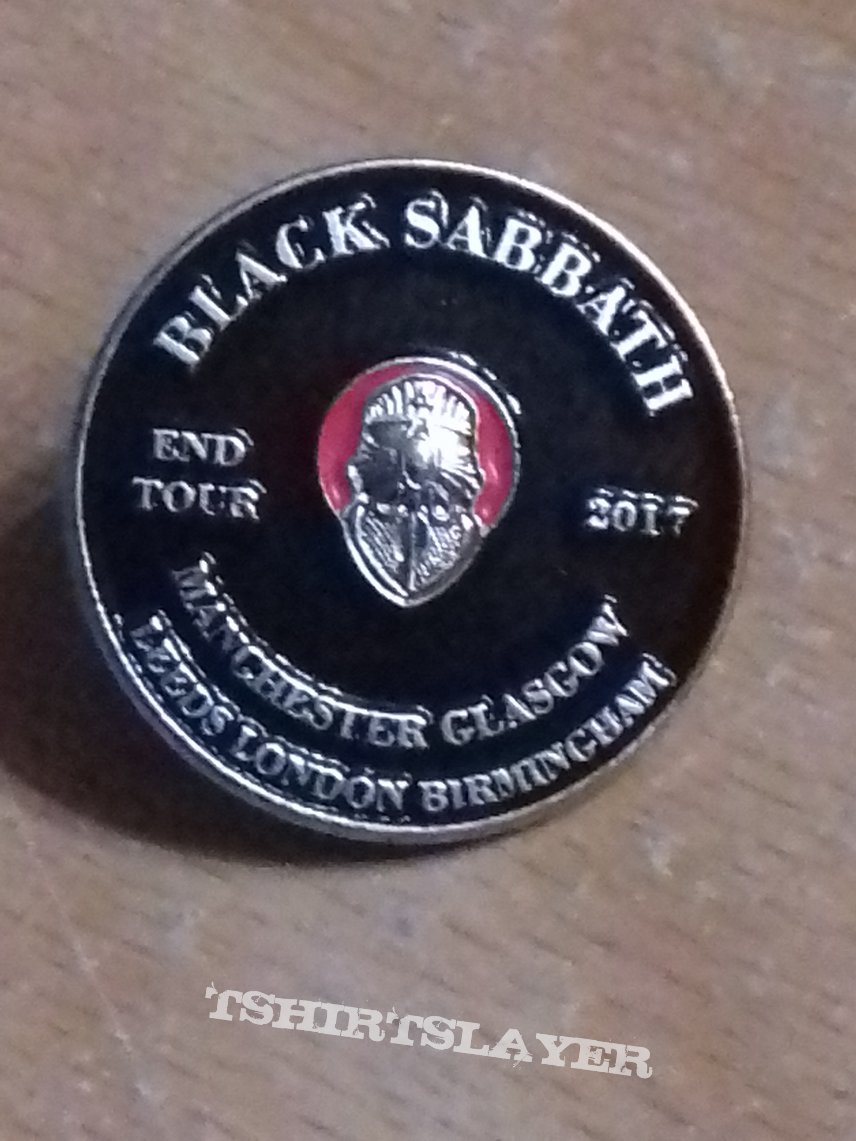 pin&#039;s black sabbath souvenir england 5 dates