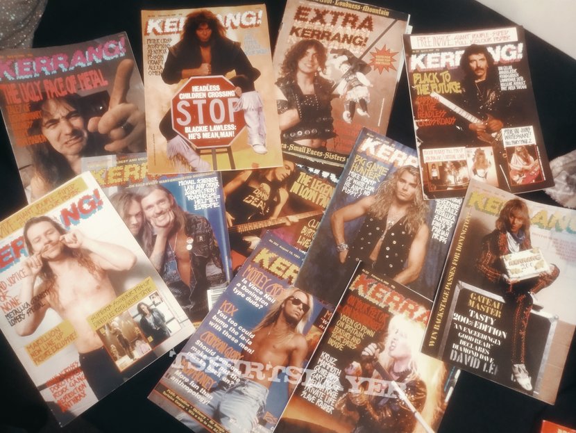 Mötley Crüe Kerrang! Old Magazines