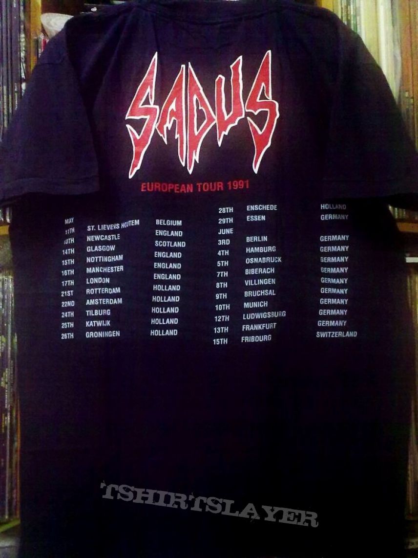 Sadus -  Swallowed In Black European Tour&#039;91