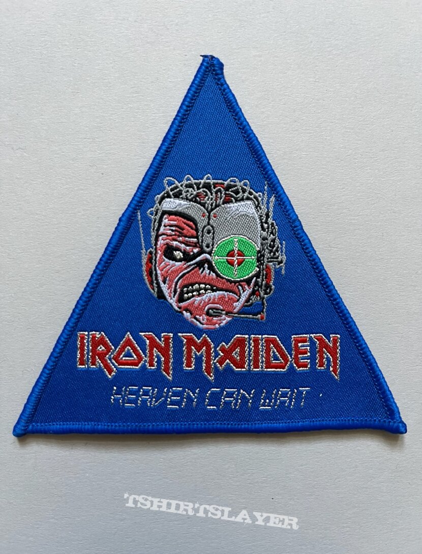 Iron Maiden - Heaven Can Wait triangle patch