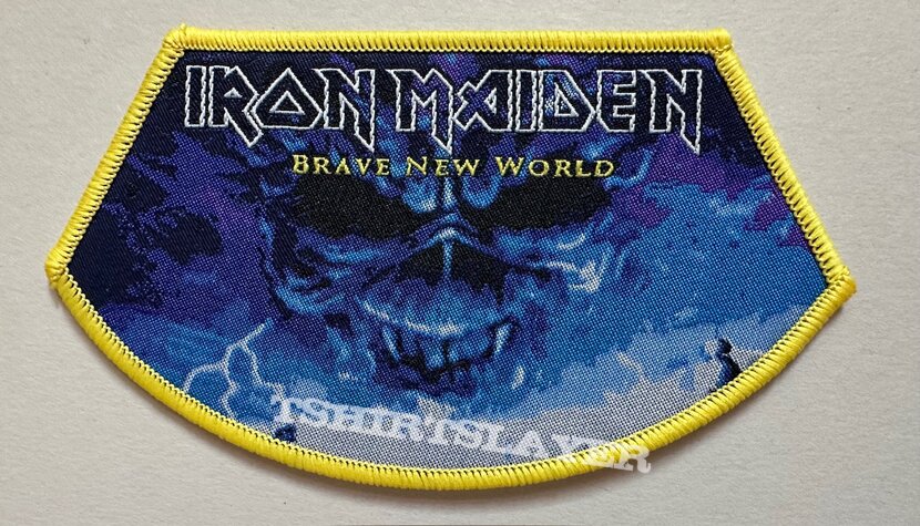 Iron Maiden - Brave New World PTPP patch yellow border