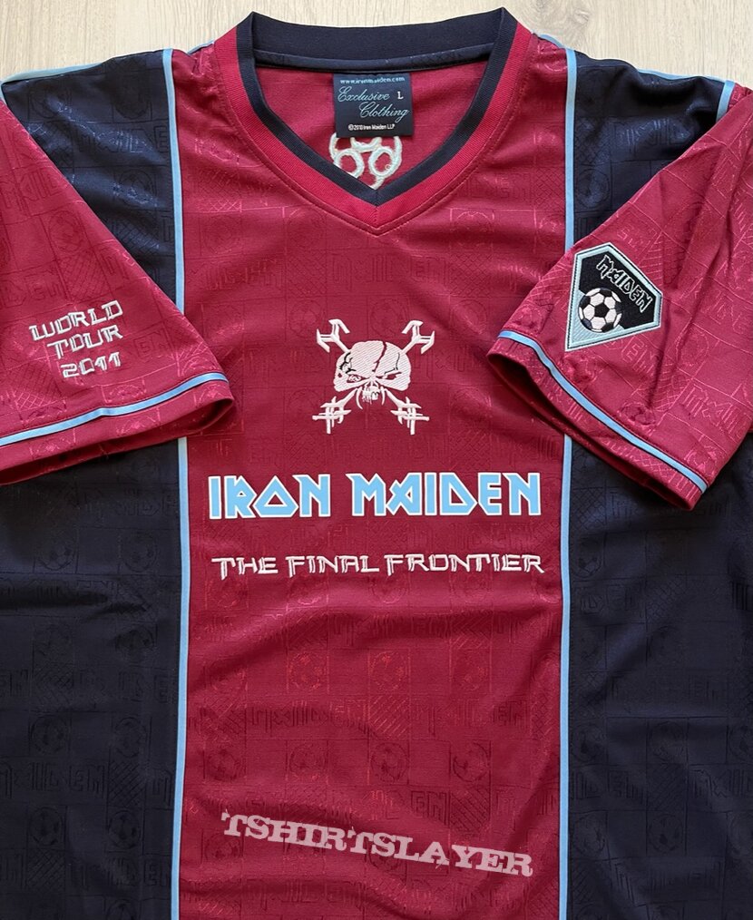 Iron Maiden - The Final Frontier 2011 World Tour football jersey 