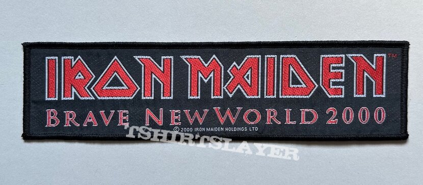 Iron Maiden - Brave New World 2000 stripe patch