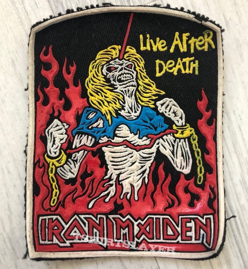 Iron Maiden / Live After Death - rubber patch