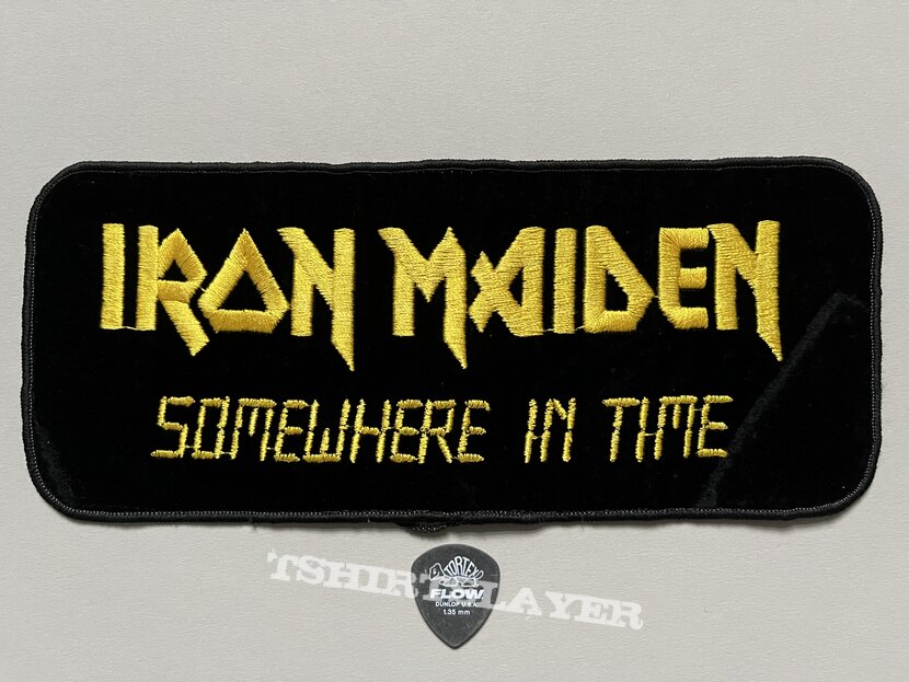 Iron Maiden / Somewhere In Time - embroidered patch
