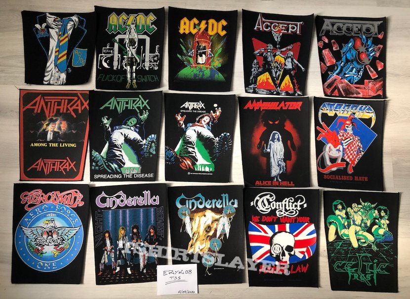 AC/DC Backpatches for You!  \m/ 80&#039;s 90&#039;s patches