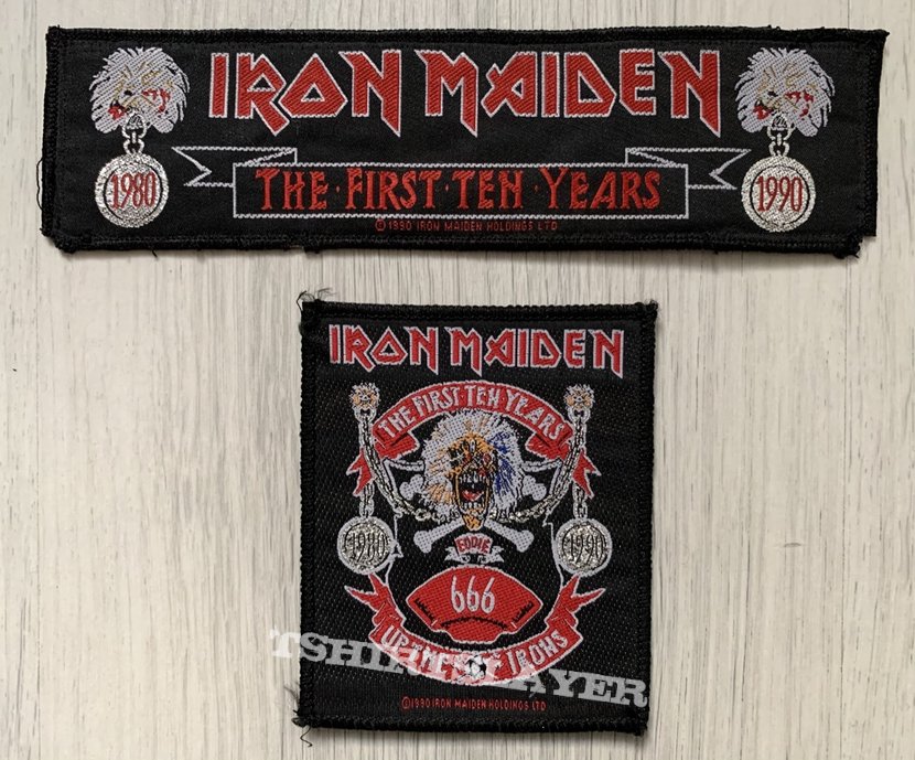 Iron Maiden / The First Ten Years - 1990 IM Holdings patches