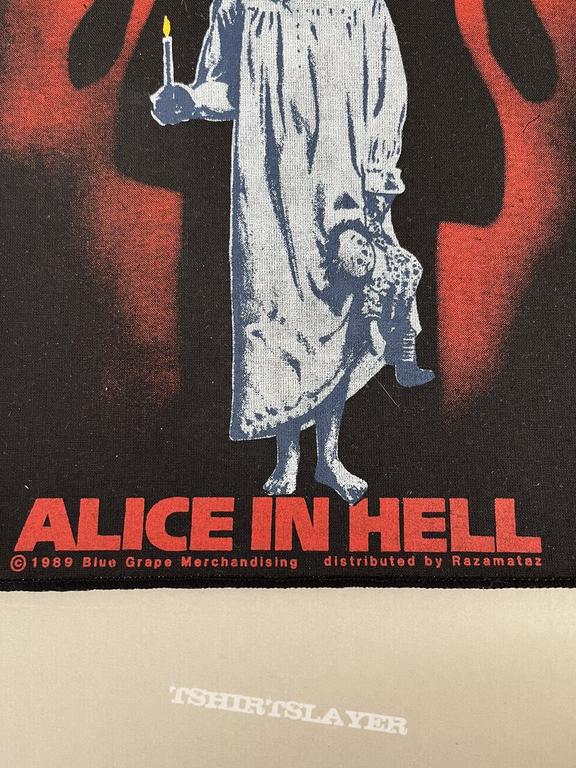 Annihilator - Alice in Hell backpatch