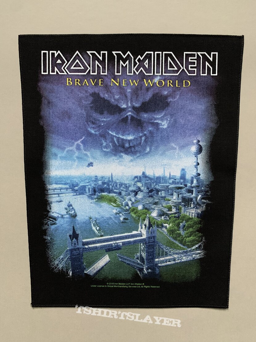 Iron Maiden / Brave New World - 2018 Iron Maiden LLP Backpatch