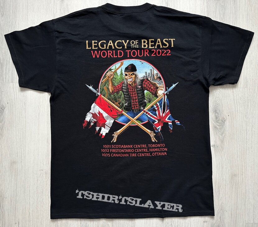 Iron Maiden - Legacy of the Beast Tour 2022 Canada event tee