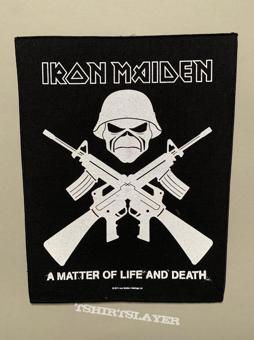 Iron Maiden / A Matter of Life and Death - 2011 official backpatch