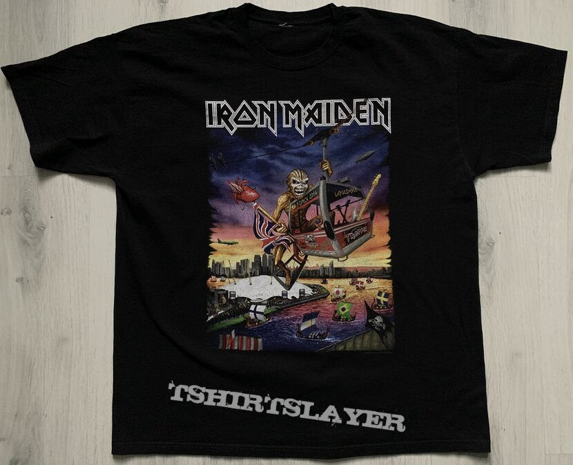 Iron Maiden - The Book of Souls Wordl Tour / 2017 London shirt