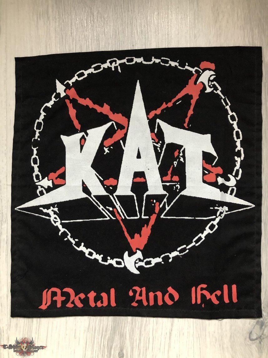 KAT / Metal And Hell - Backpatch