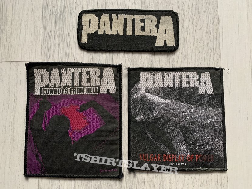 Pantera / Vulgar Display of Power, Cowboys From Hell - 1992 patches