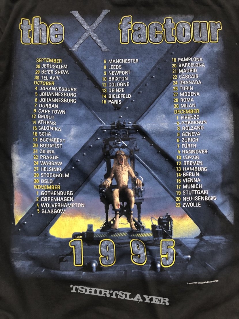 Iron Maiden / The X Factour - 1995