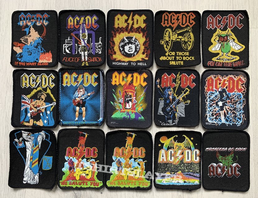 AC/DC - 80’s and 90’s printed patches