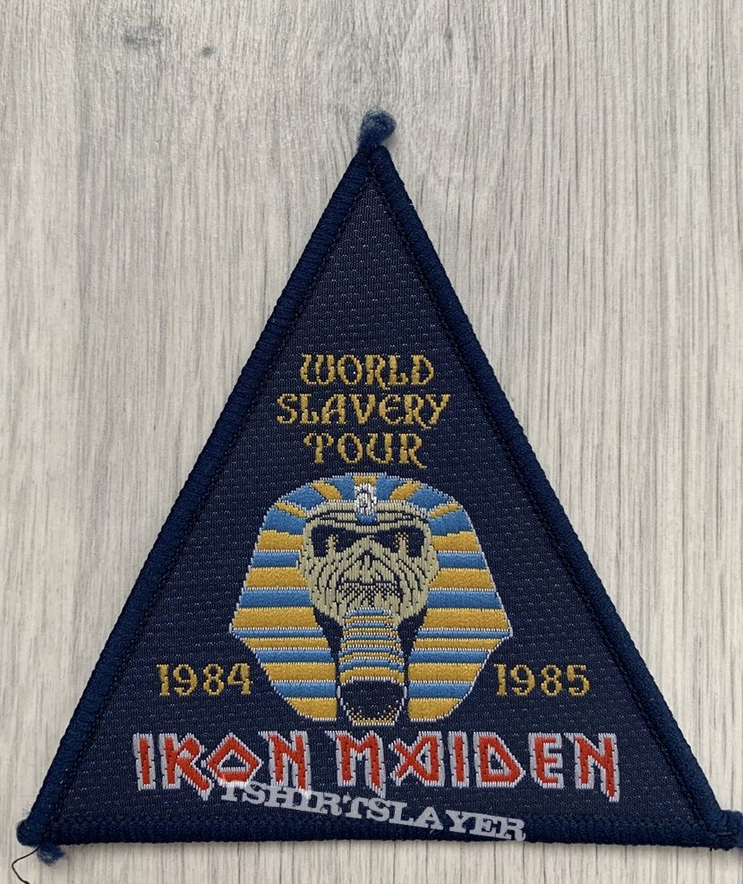 Iron Maiden / World Slavery Tour 1984 1985 - woven patch