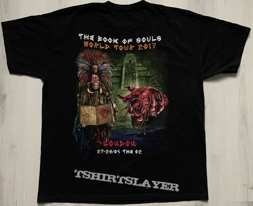 Iron Maiden - The Book of Souls Wordl Tour / 2017 London shirt