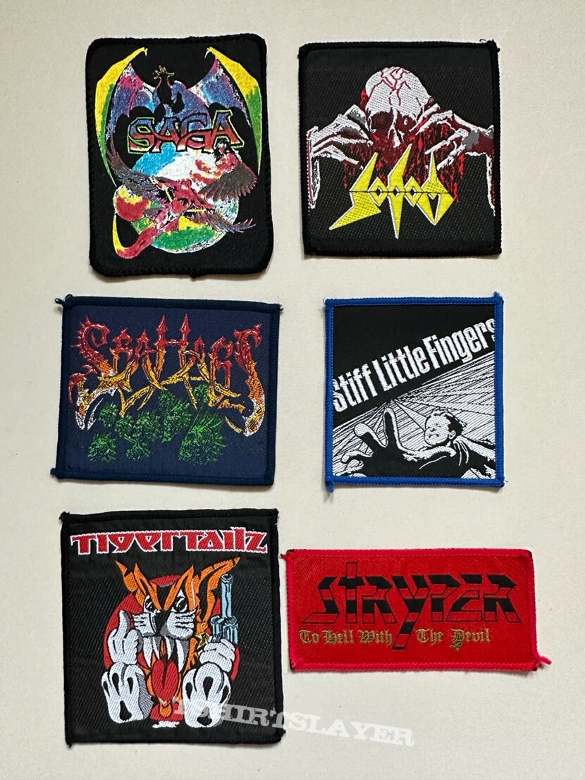 Saga, Sodom, Stryper and more patches 4 You!