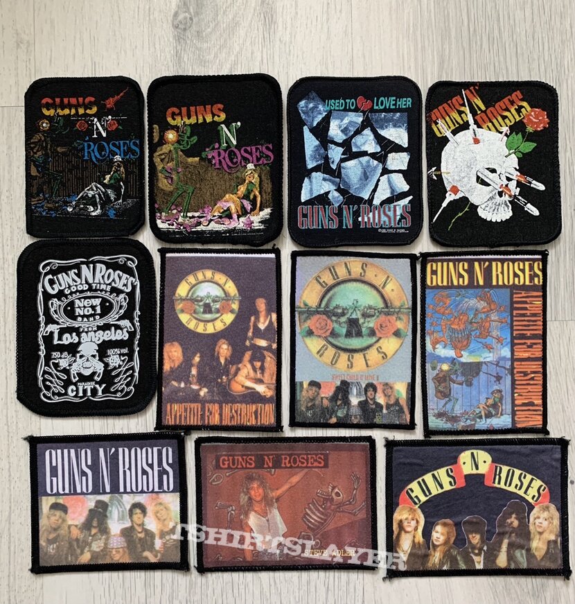Guns N' Roses Guns n Roses - printed and photo patches Guns N' Roses Guns n Roses - printed and photo patches