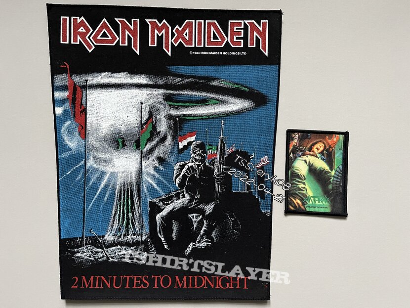 Iron Maiden, Anthrax patches