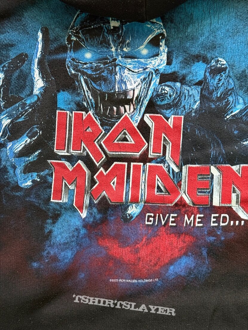 Iron Maiden - Give Me Ed… 2003 Tour hoodie Iron Maiden - Give Me Ed… 2003 Tour hoodie