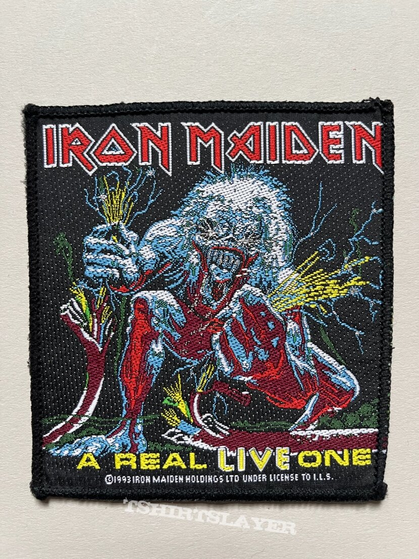 Iron Maiden - A Real Live One 1993 patch