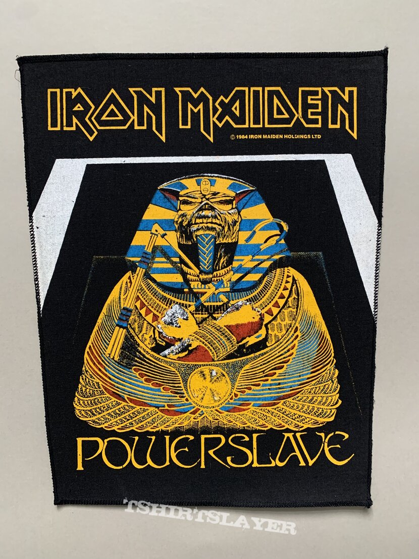 Iron Maiden / Powerslave - 1984 Iron Maiden Holdings Backpatch ver3