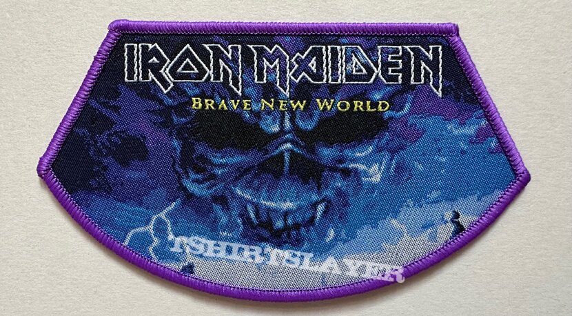 Iron Maiden - Brave New World PTPP patch purple border