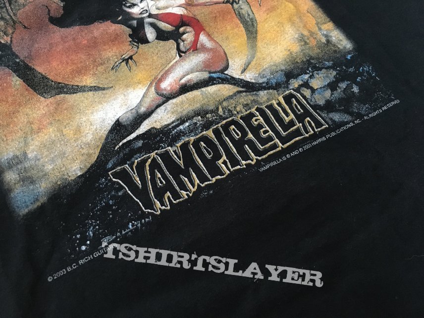 B.C. Rich x Vampirella T Shirt | TShirtSlayer TShirt and BattleJacket  Gallery