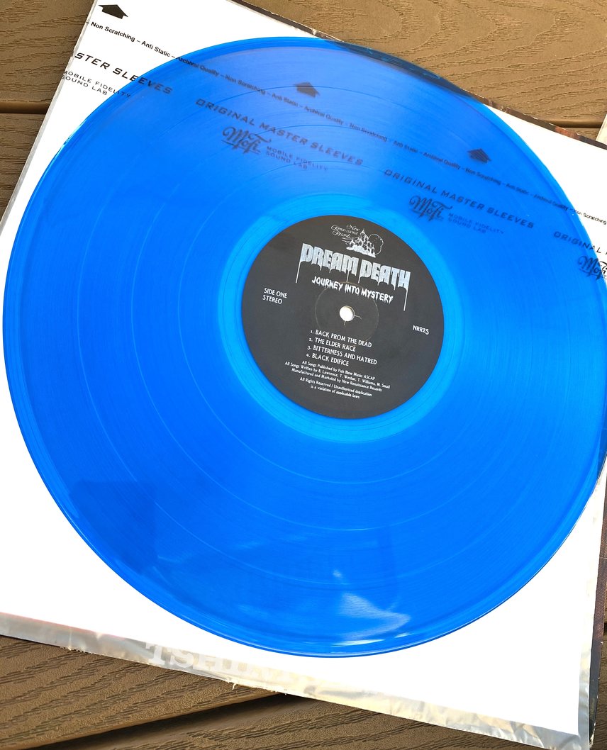 Dream Death Journey Into Mystery blue LP