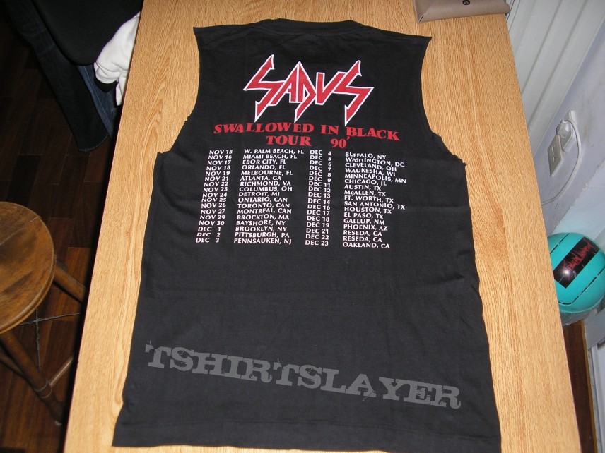 TShirt or Longsleeve - original SADUS Swallowed in Black tour shirt 1990