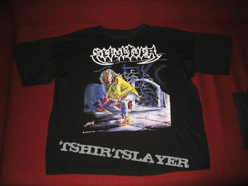 original SEPULTURA Escape to the Void 1989 shirt