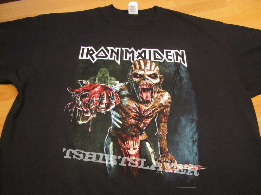 Iron Maiden 2016 european tour shirt