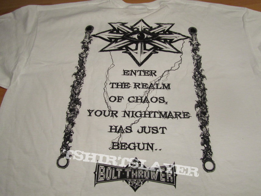 Bolt Thrower White Realm of Chaos Shirt