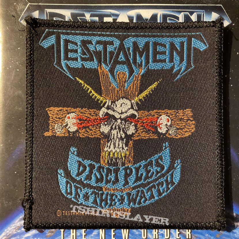 Testament - Disciples of the Watch VTG woven patch