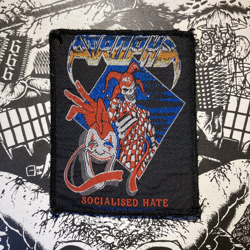 Atrophy - Socialized Hate VTG woven patch