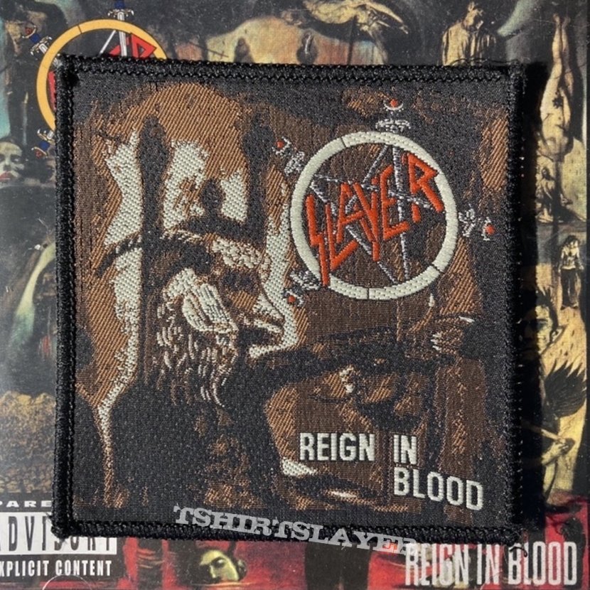Vintage Slayer - Reign in Blood woven patch 
